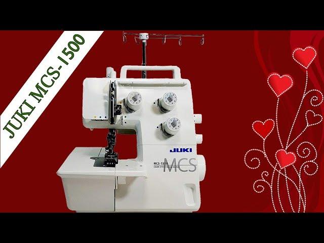 JUKI MCS-1500 Cover Stitch Machine Threading Unboxing & Tips