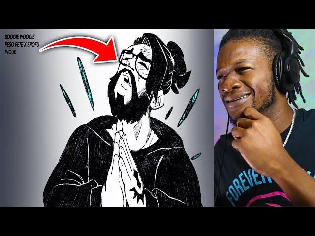 PE$O PETE x SHOFU - BOOGIE WOOGIE (OFFICIAL LYRIC VIDEO) [JUJUTSU KAISEN] REACTION