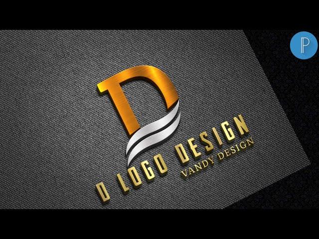 D Style logo Design on pixellab tutorial-Pixellab logo design[Vandy Design]