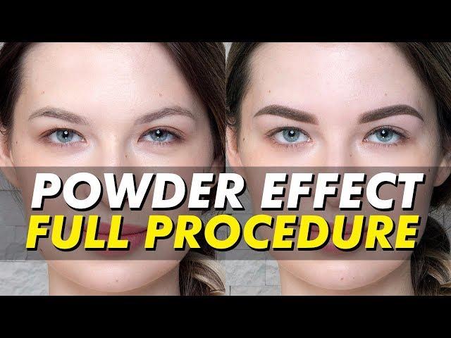 Powder/Ombré Eyebrow Tattoo Touch-up | Shaded/Powdered Brows | Eye Design NY