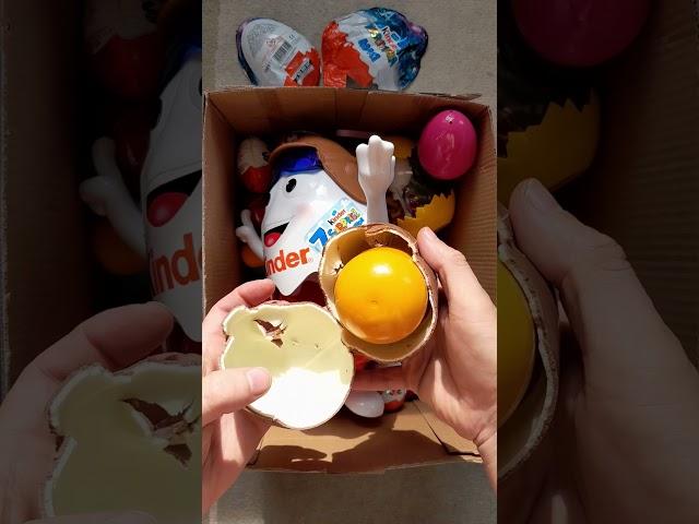 HUGE Kinder Surprise Chocolate Egg MAXI in BOX Unpacking #chocolateeggs #kindersurprise #candies