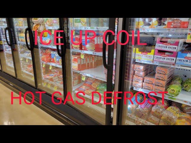 Supermarket Refrigeration - Troubleshooting Case Running Warm Ice Up Coil (Found Bad Suction Stop)