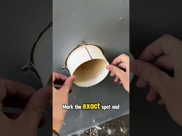Broken Pipe Flush with the Wall? Here's an Easy Solution! #plumber #plumbing