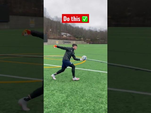 TECHNIQUE OVER POWER #goalkeeper #shorts #goalkeepertraining #gk