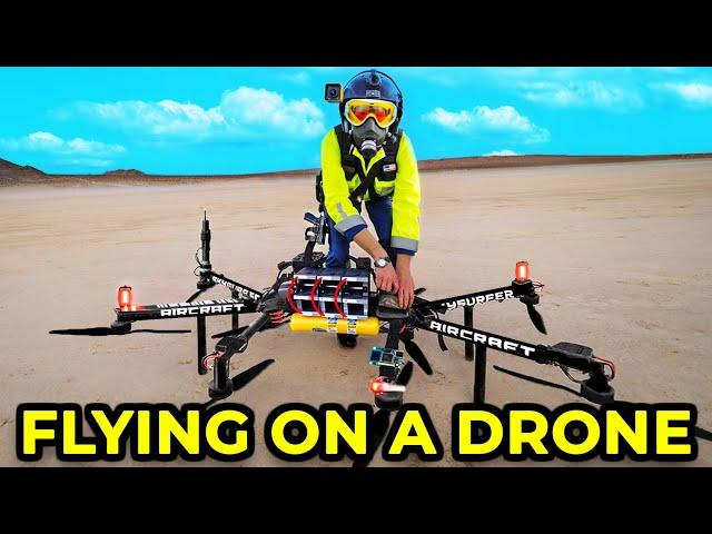 Flying a $78,000 Human Drone Flight Vehicle | SkySurfer Manned Drone / Flying Hoverboard Aircraft