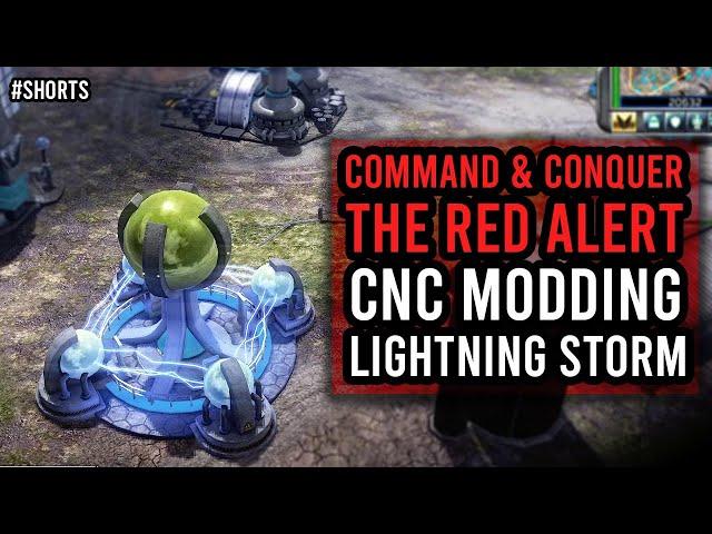 CNC THE RED ALERT - LIGHTNING STORM | CNC3 Modding #SHORTS [2021]