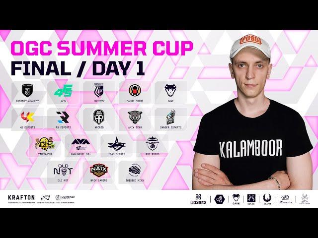 OGC SUMMER CUP P2 FINAL STAGE 2800$ PRIZE POOL! | PUBG MOBILE | KALAMBOOR