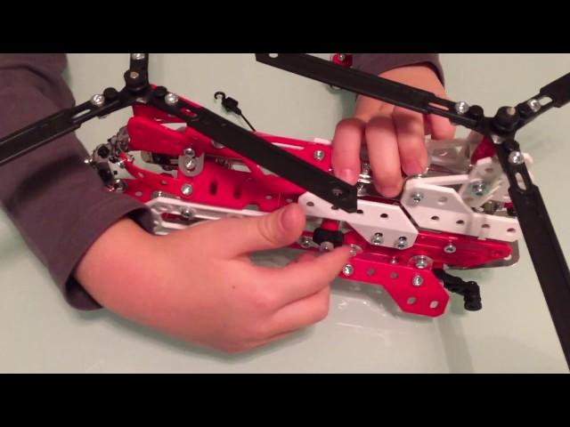 Meccano Aerial Rescue Helicopter Build & Demo by Andy / #andystechgarage