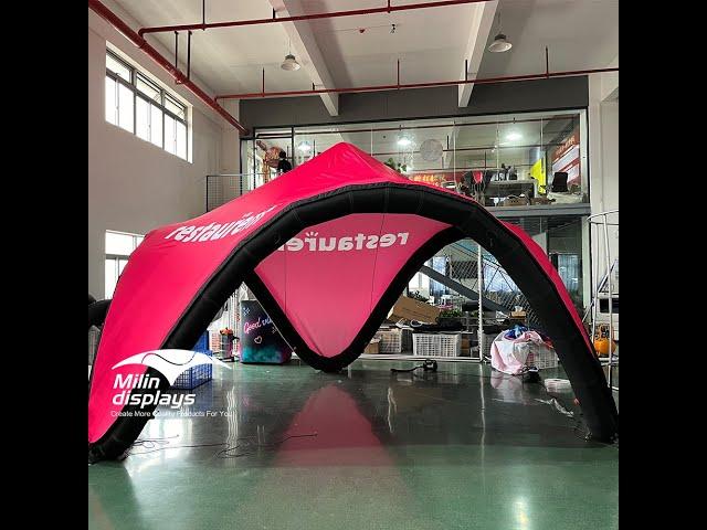 5m inflatable v wing tent event tent