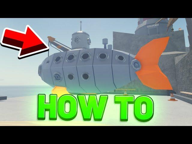 How To Build The SUBMARINE In Roblox Fisch! (ALL PARTS!)