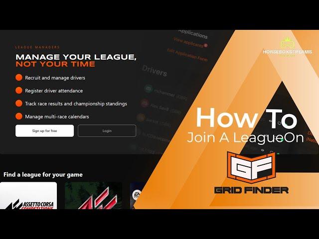 How to Find Leagues on Grid Finder.
