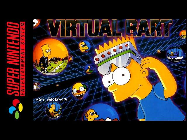 [Longplay] SNES - Virtual Bart (4K, 60FPS)