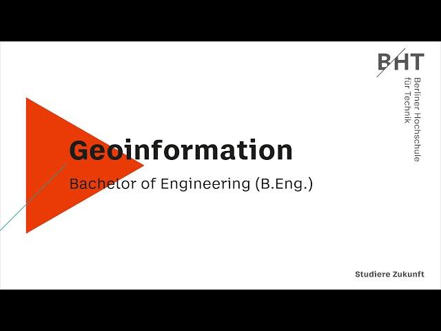 Geoinformation (B.Eng.) | Berliner Hochschule für Technik (BHT)