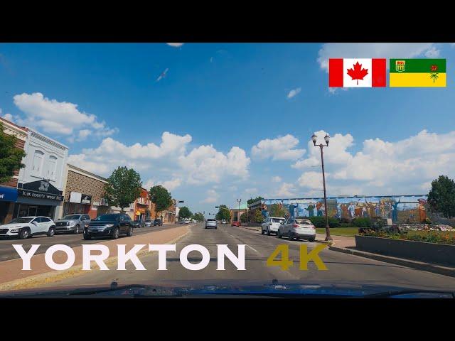 Yorkton 4K - Driving Tour of Downtown Yorkton