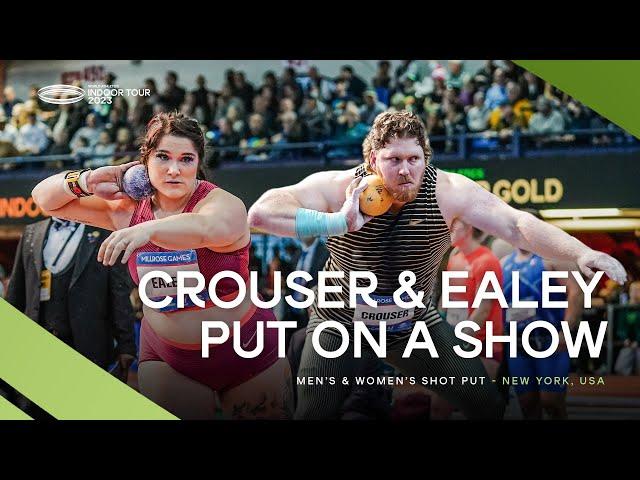 World lead shot put festival with Crouser and Ealey   | World Indoor Tour 2023