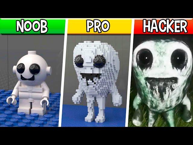 LEGO Friendly Frog : Noob, Pro, HACKER! / (ZOONOMALY)