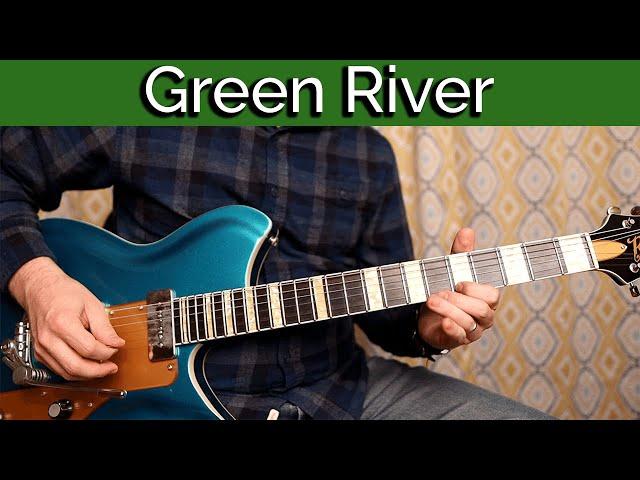 Green River - CCR Guitar Cover (Creedence Clearwater Revival)