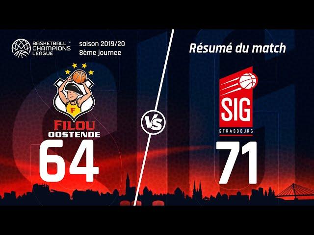 Ostende-SIG Strasbourg: les highlights du match