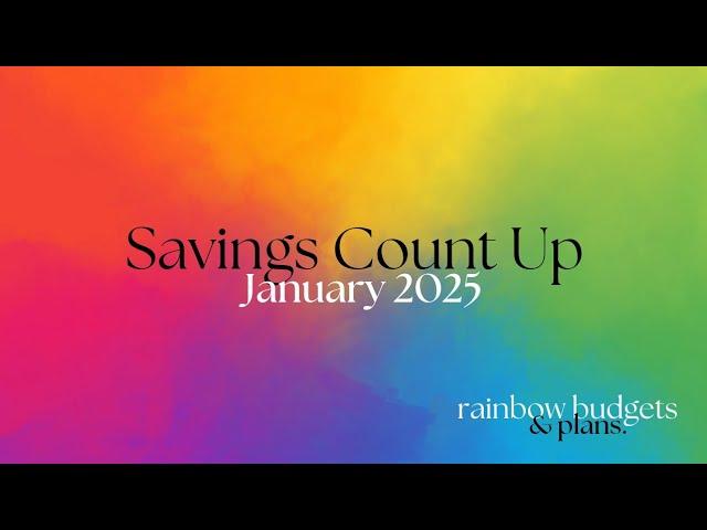 Savings Count Up | January 2025 | Sinking Funds | Zero Based Budgeting | UK Family Budget