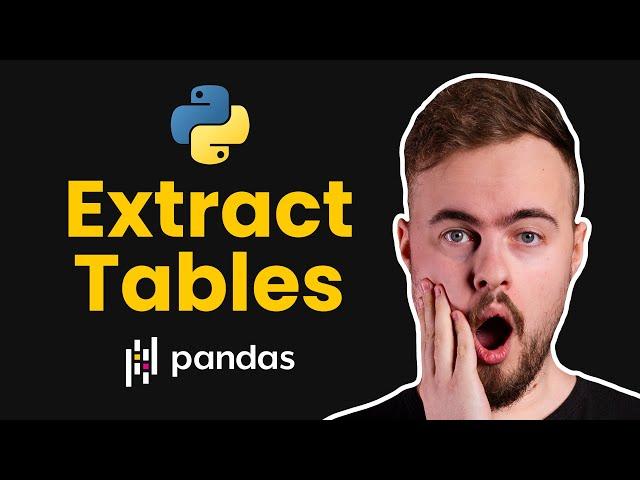 Web Scraping Tables With Python Pandas | Beginner-Friendly Tutorial