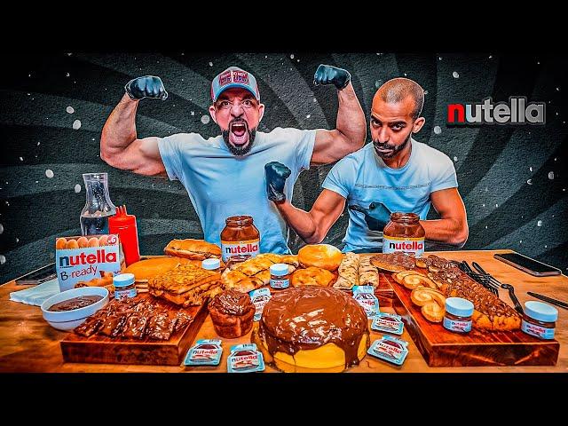 تحدي كل شي بالنوتيلا ١٧،٠٠٠ سعرة Nutella Challenge 17,000 Calories