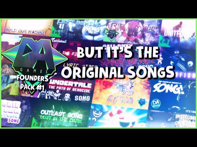 DAGames Founders Pack #1 But It's The Original Songs (2024 Remake!)