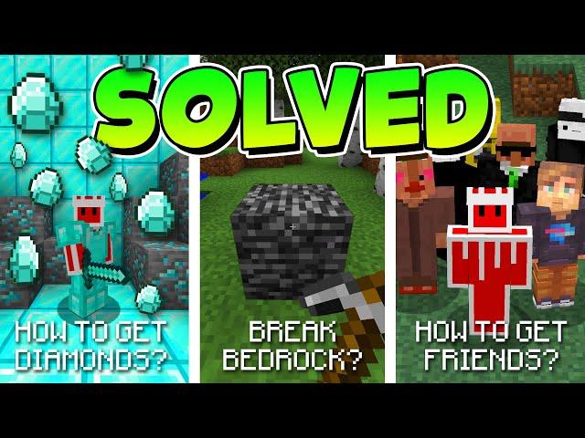 Solving ALL of Your Minecraft Problems (All Shorts Together)