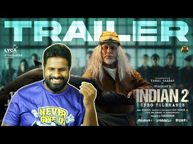 "Indian 2" Trailer Reaction Ulaganayagan Kamal Haasan, Siddharth, SJ Surya, Vivek |Anirudh| Shankar