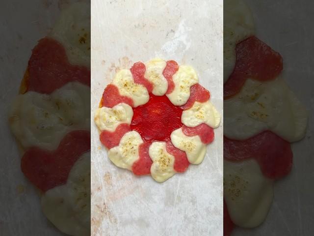 Mini Heart Pizza - so cute and easy!