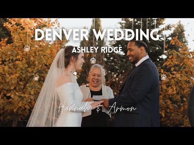 Hannah & Armon's Wedding Highlight | Ashley Ridge by Wedgewood Weddings Littleton, CO