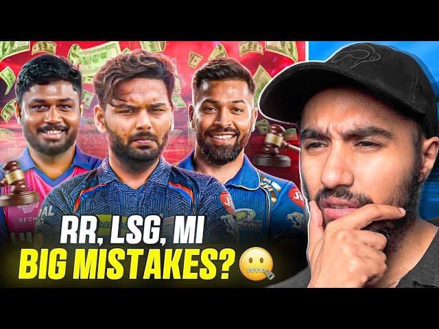 MI STEAL Will Jacks!  | Rishabh Pant - 27 Cr  | MI, LSG & RR Auction Mistakes