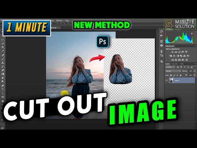 How to cut out an image in photoshop 2024