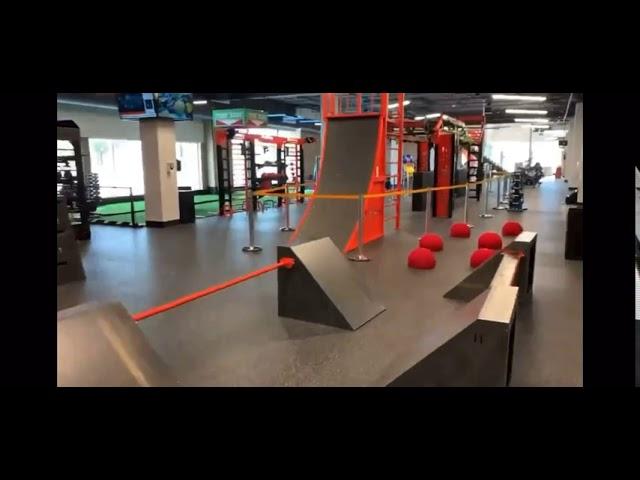 Obstacle Course and Ninja Warrior Training Gym Install