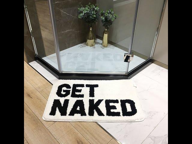 GET NAKED bath mat