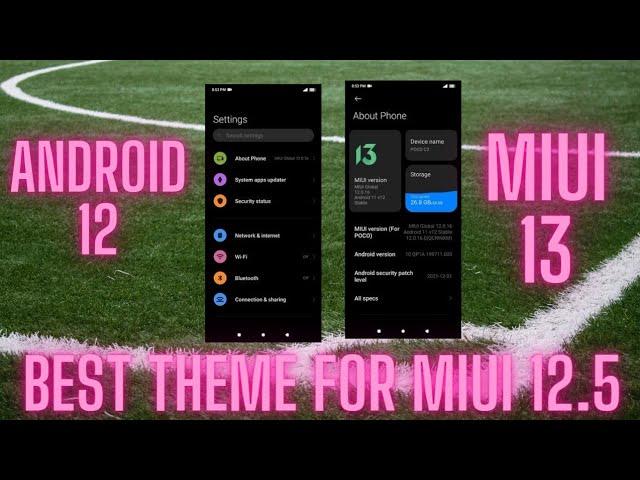 Android 12+Miui 13 Theme With Advanced Customization|Best Theme For Miui 12.5|Episode No. - 45