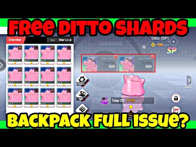 FREE DITTO SHARDS in Monster gym Championship | Pokeverse World #pokeverse