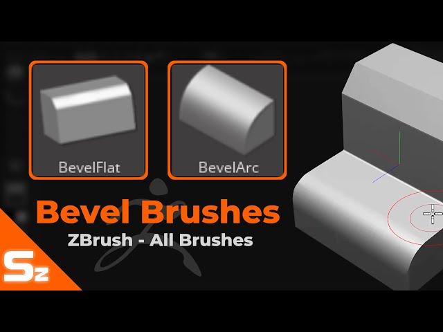 Bevel Arc / Bevel Flat Brushes: ZBrush All Brushes