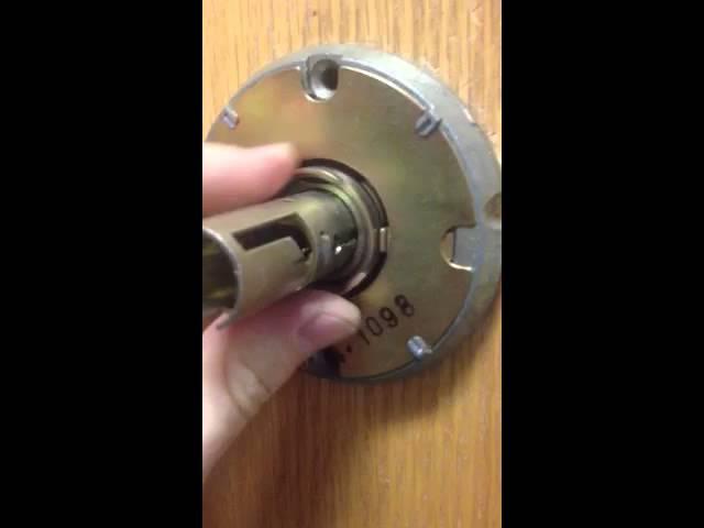 Schlage commercial handle removal