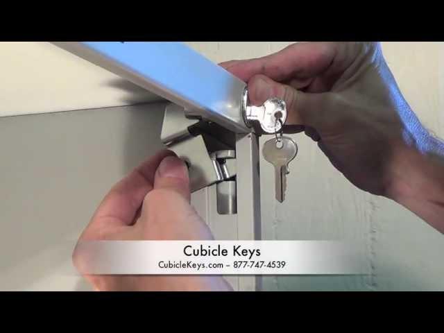 HON F26 Vertical File Cabinet Lock Kit Install