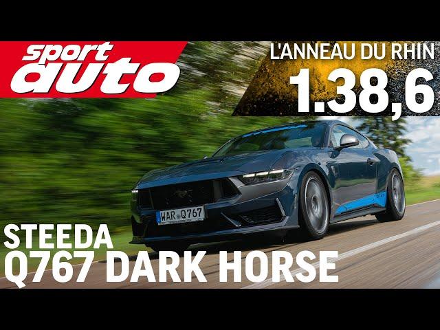 Steeda Q767 Dark Horse | Hot Lap Anneau du Rhin | sport auto