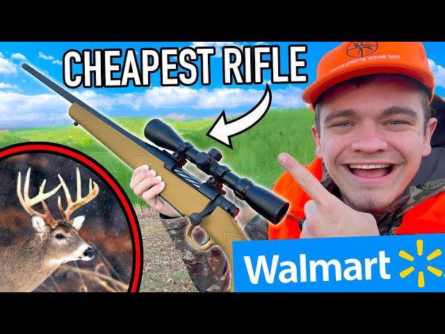 I Hunted Deer with Walmart's Cheapest Rifle!