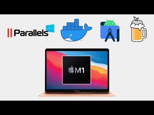 M1 Macbook Air for Virtualization | Parallels, Docker, Android Emulator, Homebrew Test