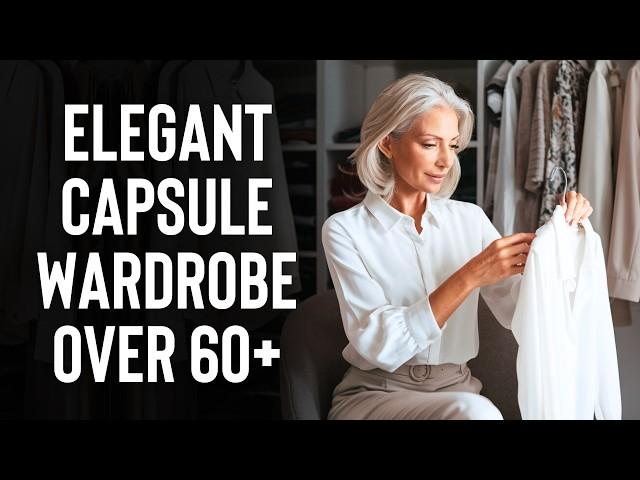 Capsule Wardrobe For Simple Elegance Over 60+