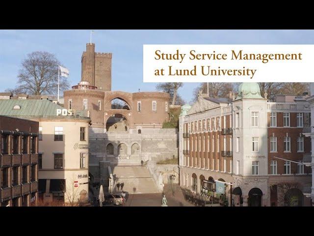 Study Service Management at Lund University