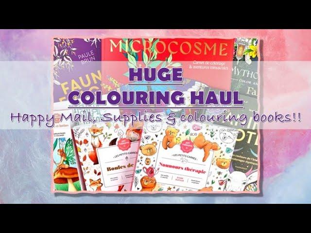 HUGE COLOURING BOOK HAUL | FEBRUARY TO JULY 2024 | ADULT COLOURING