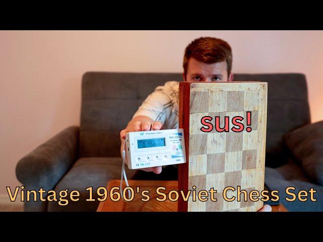 Chess Set From The Past - 1960's Vintage Soviet Chess Set