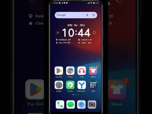 Redmi Poco Device new ios icon miui 13 / 14 theme new control center ui  #miui13, #viralvideo,