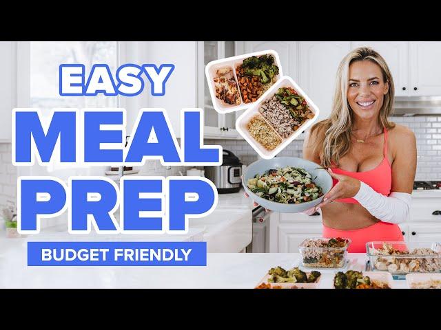 My Healthy + Easy Meal Prep to Lose Weight (on a budget!)