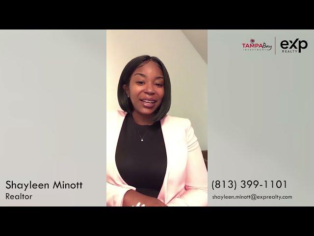 Shayleen Minott, one of the Top Real Estate Agents in Tampa! | Greetings for Home buyers