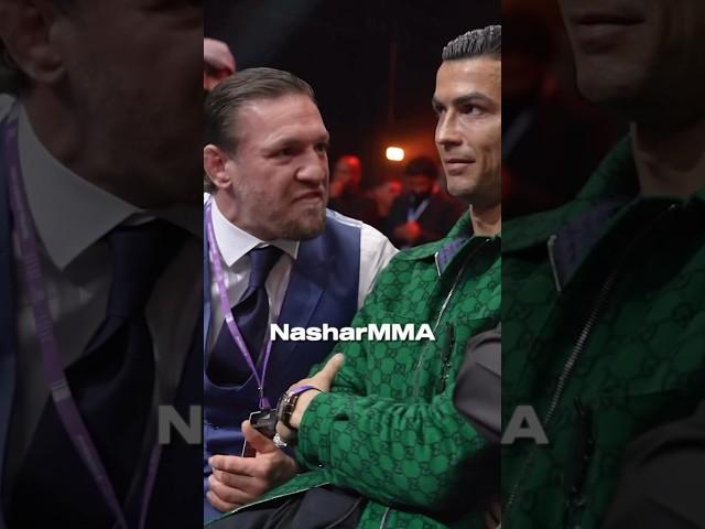 Ronaldo’s reaction to McGregor talking sh*t #cristianoronaldo #conormcgregor #funny #viral #shorts